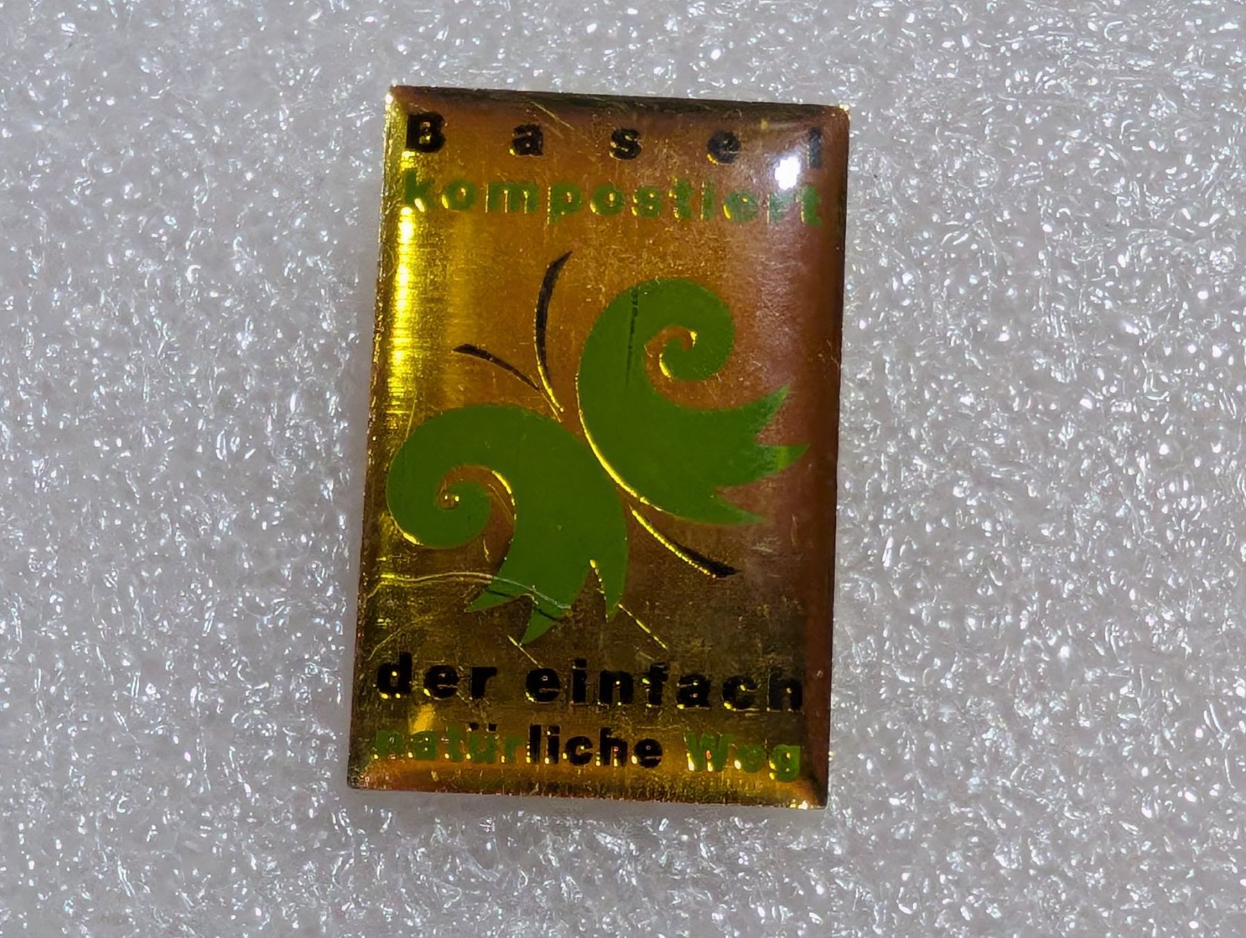 Placchette & Badge: Ansteckpin 254: Basel kompostiert – Usato da Oppligen venduto da Pin-Fall-Shop