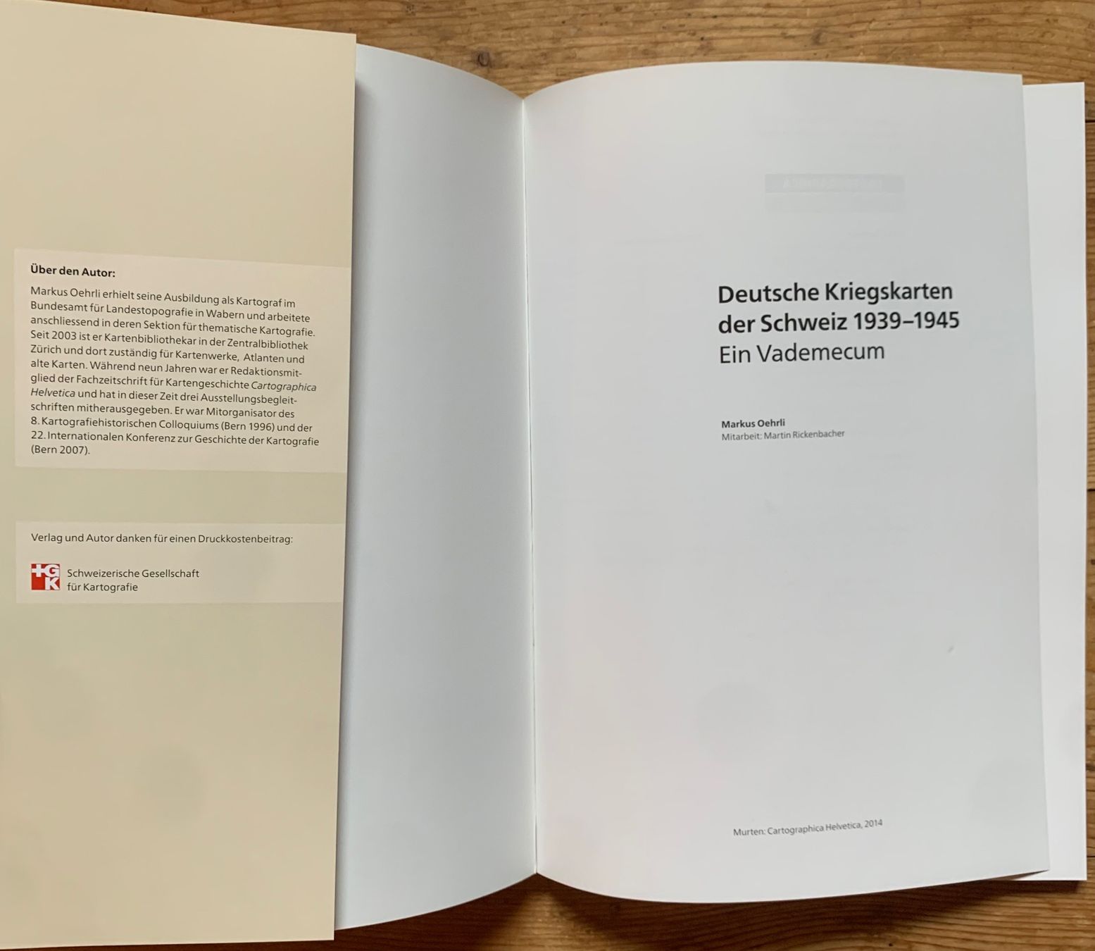 Livres: Büchlein Deutsche Kriegskarten der Schweiz – D'occasion à Goldingen par Bergler012 2