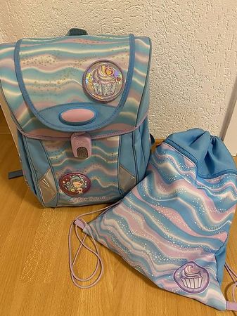 Schulrucksack, Turnsack und Etui