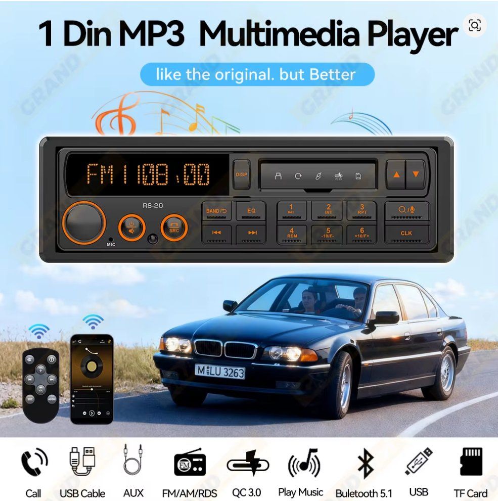 Dovox RS-20 Retro Autoradio für Oldtimer & Youngtimer (Neu und ...
