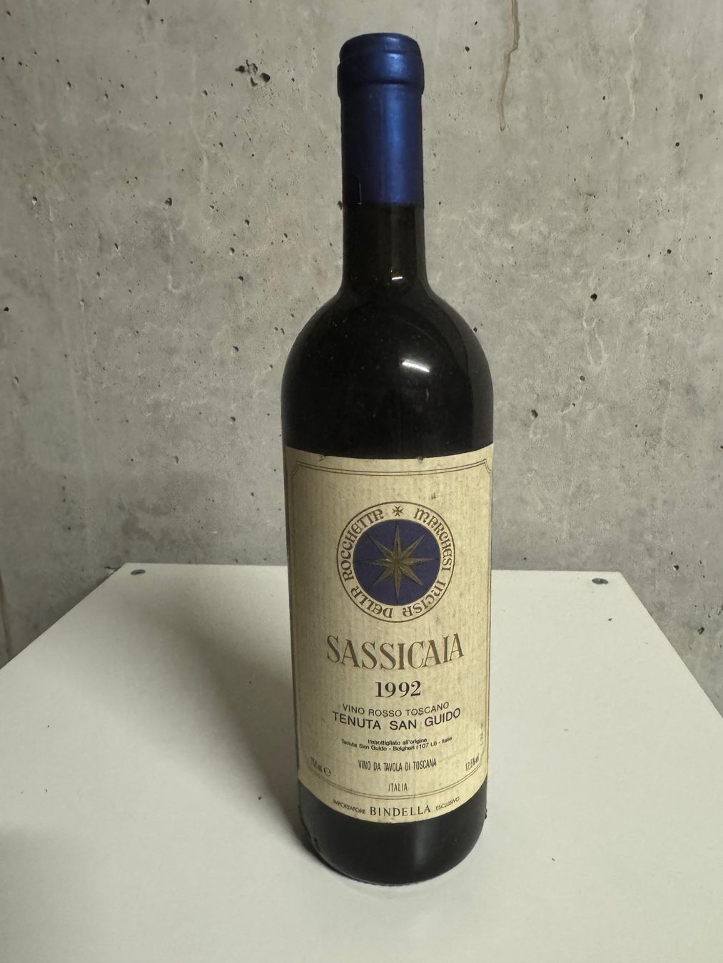 Sassicaia Wein: Sassicaia 1992 - Vin rouge toscan rare - Collectionneur – Neu und originalverpackt aus Villeneuve VD von lvi_6d8m 1