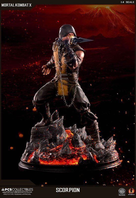 Sculture & Statue: Mortal Kombat Scorpion 1/4 Scale Regular Statue – Usato da Au SG venduto da Neltras 5