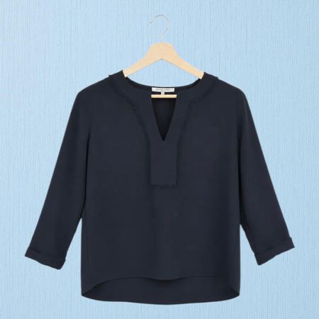 Gerard Darel Bluse – Gr. 38 – Dunkelblau – wie neu