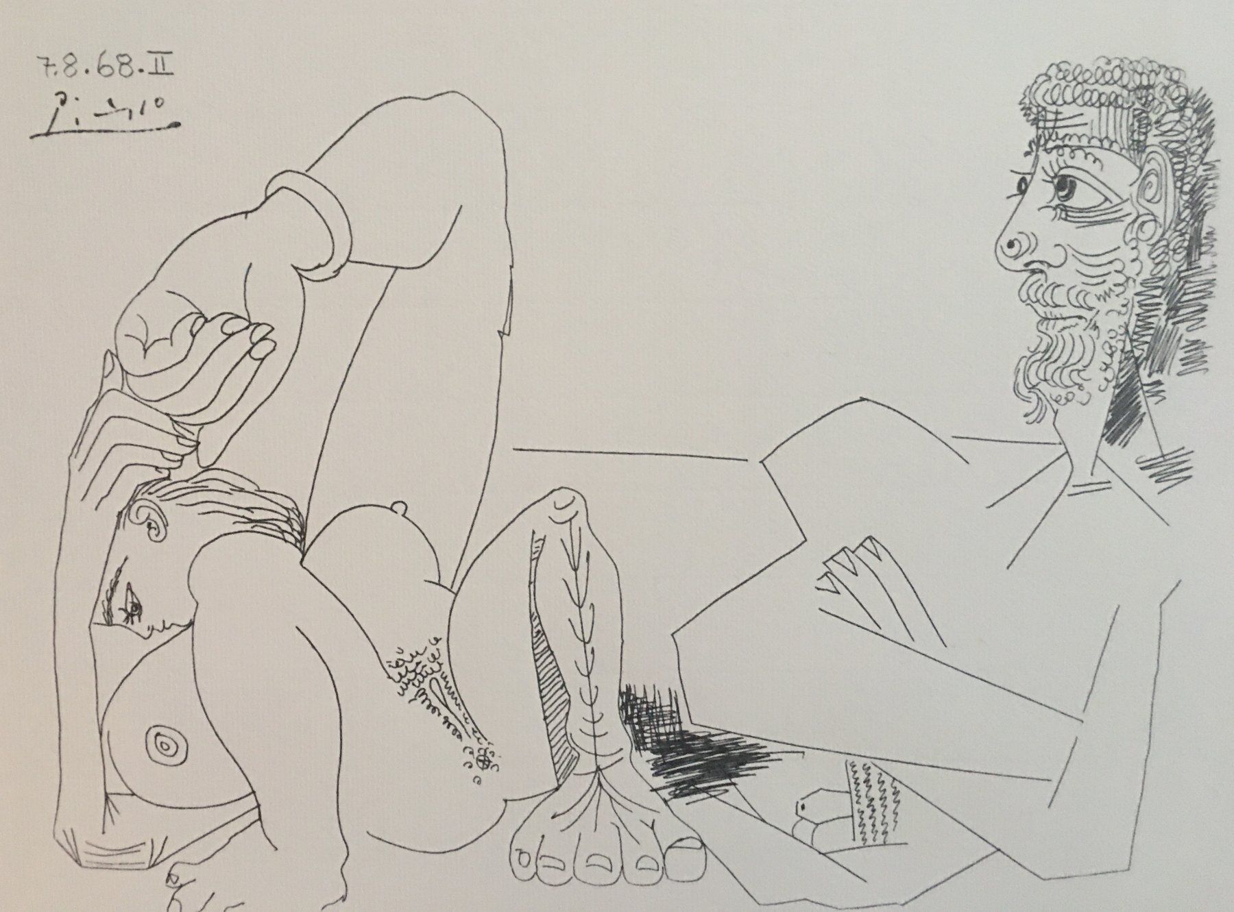 Grafica & Litografie: Pablo Picasso      "Erotische Lithographie" – Usato da Nennigkofen venduto da Sommersonnen 3