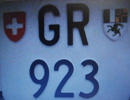 Targa motoveicolo GR 923 (prima uscita 1936) !