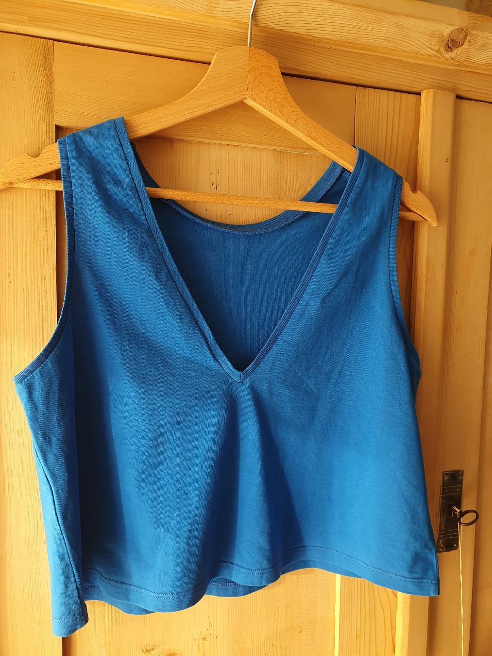 Tops: Crop Top, blau, 36 – Gebraucht aus Steinach von Xamax18 2