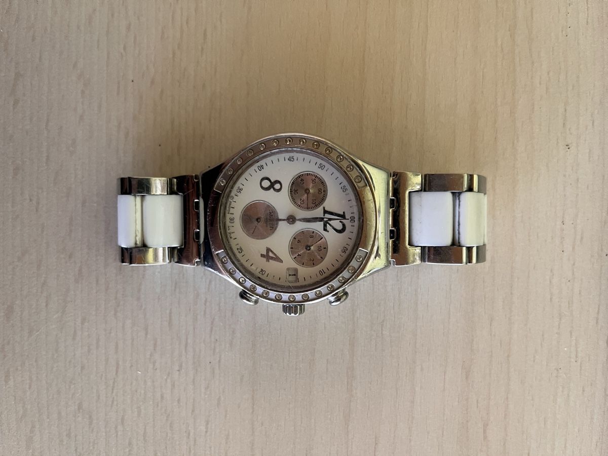 Swatch Orologi: Swatch Irony Chrono Dreamwhite – Usato da Visperterminen venduto da jael_andenmatten
