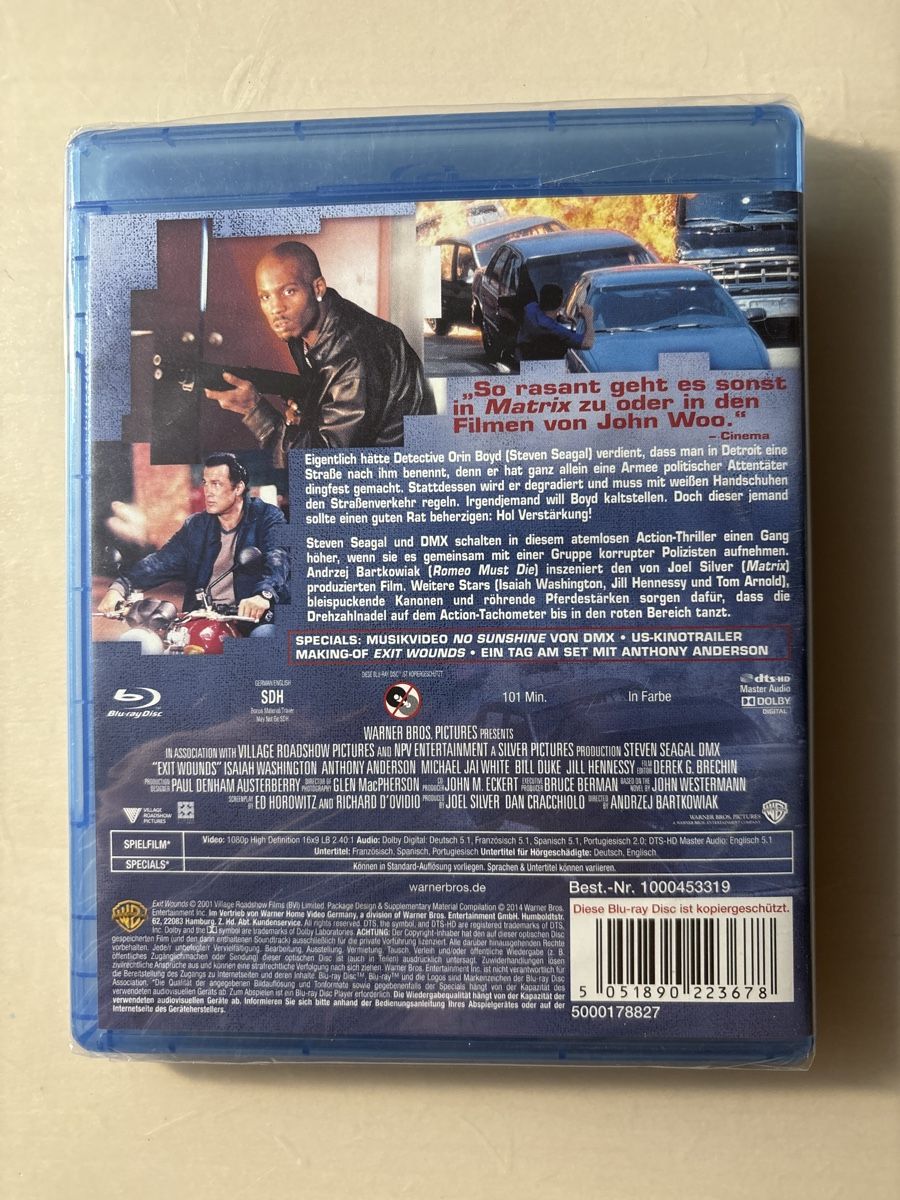 Tutti i DVDs: Exit Wounds- Die Copjäger – Nuovo e nell'imballaggio originale da Ruswil venduto da Slivio_ 1