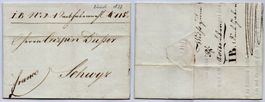 Vorphila m. Inhalt 1837, ZH - Schwyz