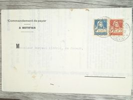 TR20 Enveloppe + Timbre Suisse 1933
