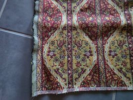wunderbares altes Tisch Tuch Decke gewoben 130cm x 110cm