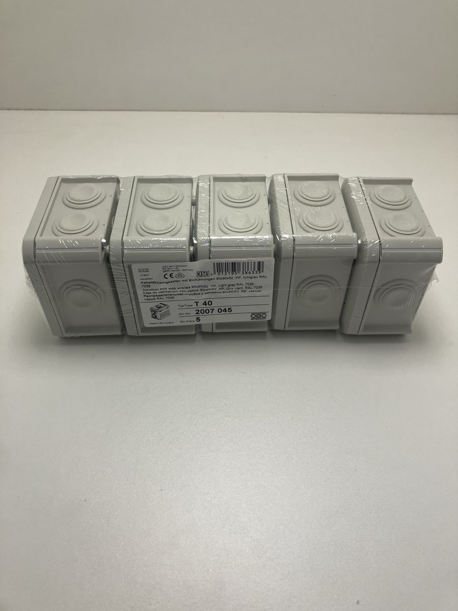 Alimentation électrique: 5x OBO Abzweigdose T40 – Neuf avec emballage d'origine à Bilten par Rocky1291 1