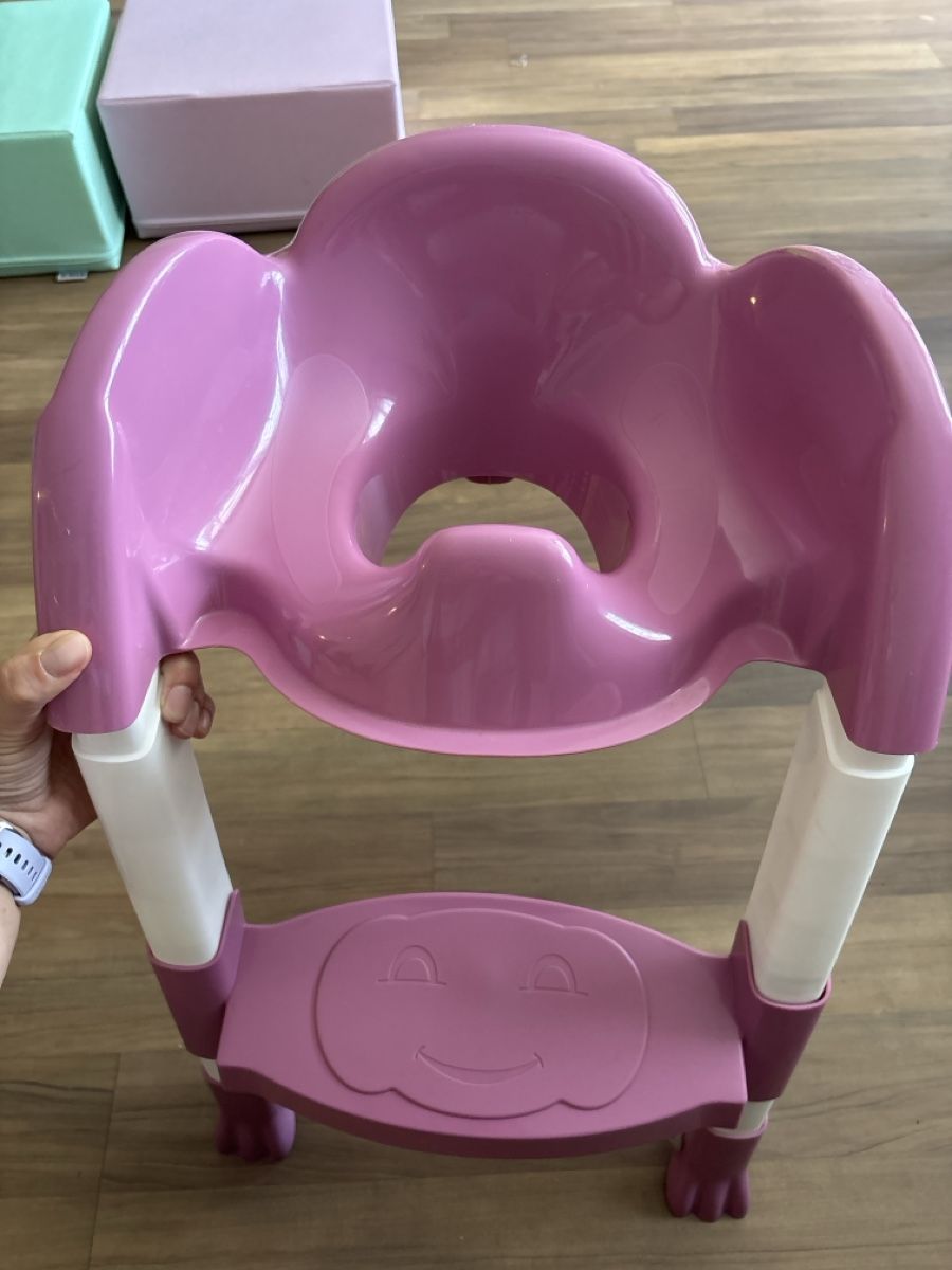 WC: Kinder WC - Trainer mit Treppe- rosa – Neuf (Voir description) à Ehrendingen par Katy28 1
