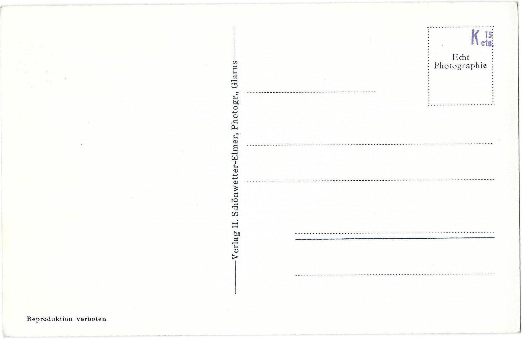 Cartoline postali: Elm mit Hausstock – Usato da Olten venduto da clotaldi 1