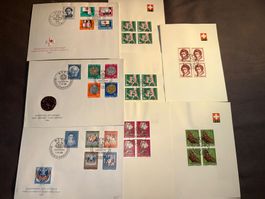 Pro Juventute 1955 usw. PTT FDC