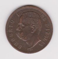 Italia 2 Centesimi 1900 R Umberto I