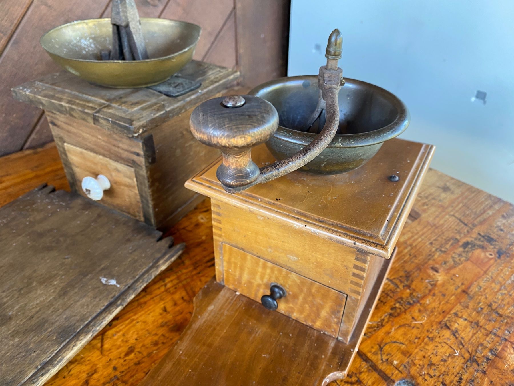 Elettrodomestici da cucina: 2 seltene antike Kaffeemühlen um 1900 – Usato da Feldbach venduto da Olive1 5