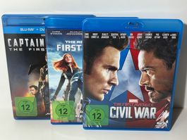 Captain America - The First Avenger 1-3 Blu Ray