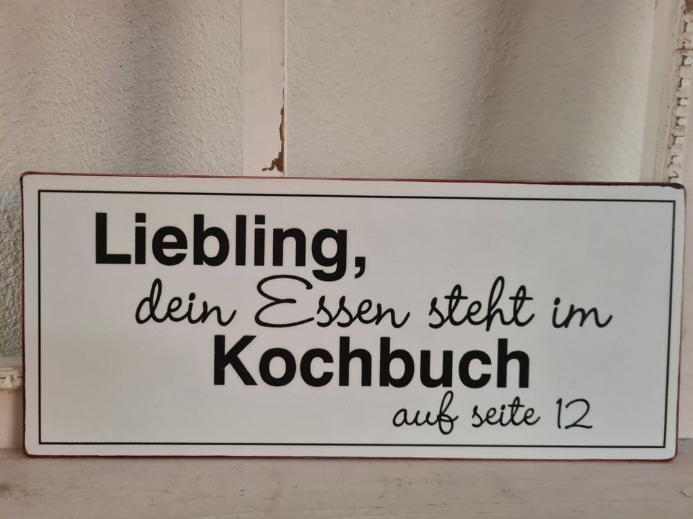 Shabby chic Schild mit coolem Spruch Kaufen auf Ricardo