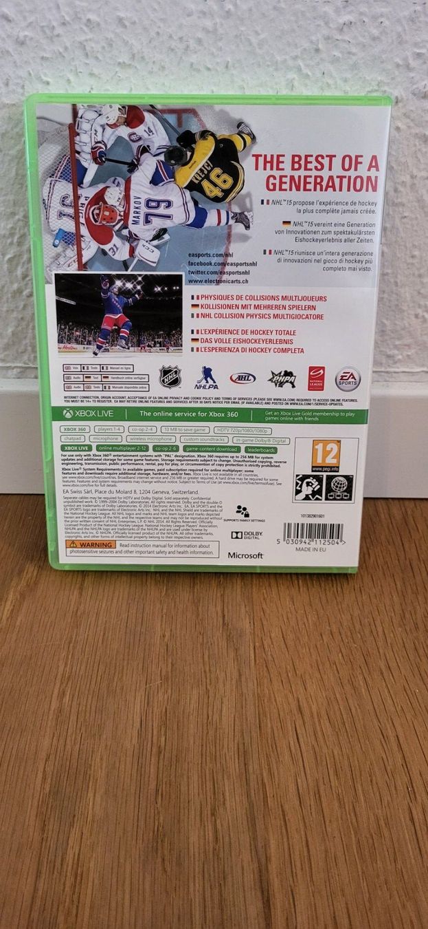 Microsoft Giochi: Xbox 360 - NHL 15 – Usato da Münsingen venduto da DigitaleSpielecke 1
