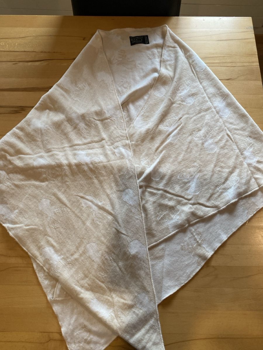 Foulard & Sciarpe: Warmer Trachten Schal, Beige, mit Hirschmuster, Top – Nuovo (secondo la descrizione) da Jonschwil venduto da ssdvm 3