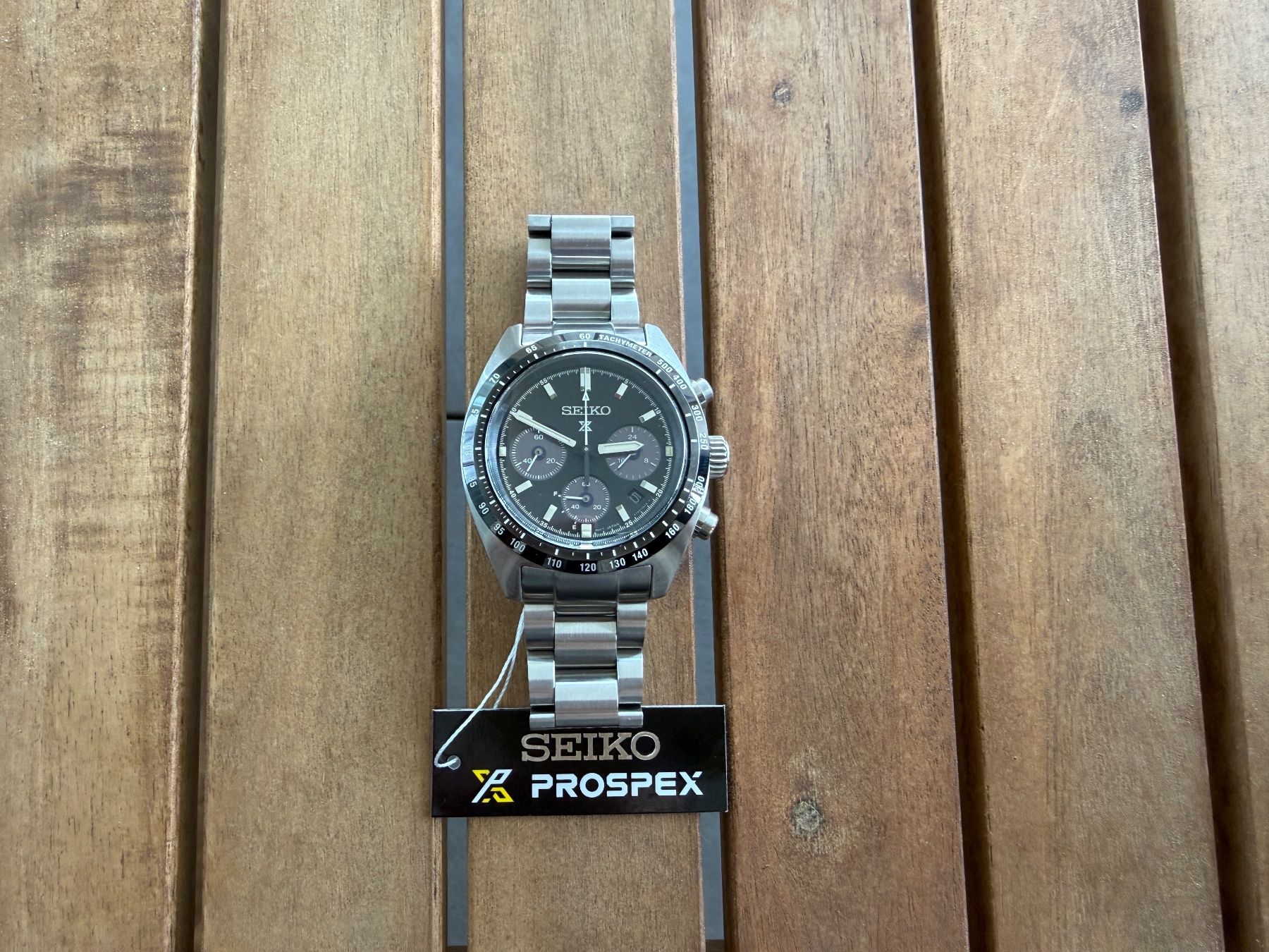Seiko Orologi: Seiko Speedtimer Chronograph - Neuwertig mit Box & Papieren – Nuovo (secondo la descrizione) da Uffikon venduto da Classy-