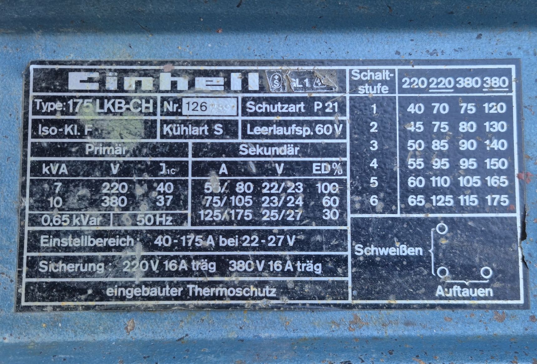 Einhell Saldatori: Einhell Schweisanlage – Usato da Alterswil FR venduto da Maik_00 2