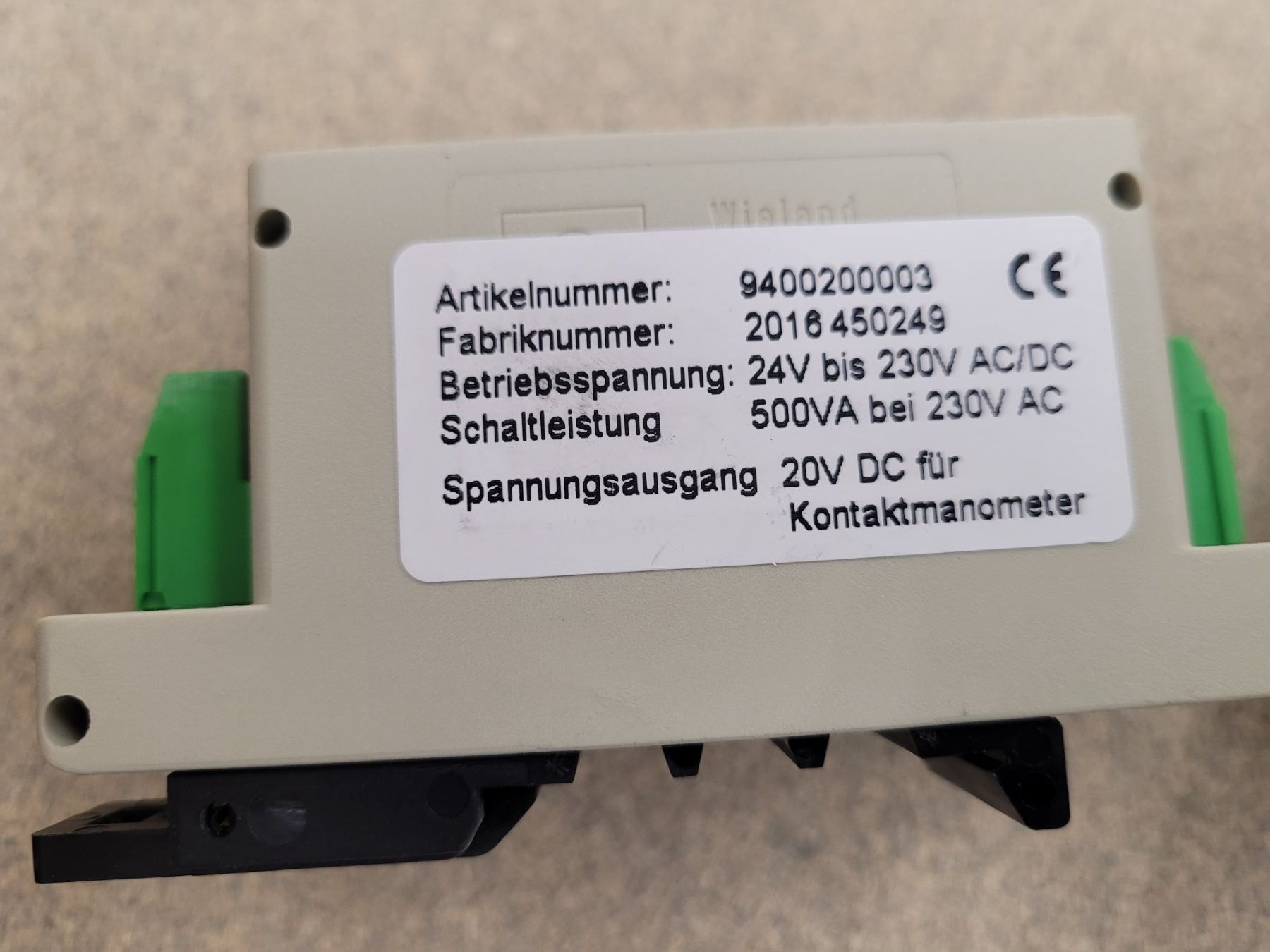 Componenti elettronici: 2 Stück Kontaktschutzrelais Seepex.com – Usato da Vitznau venduto da Night-Fire 4