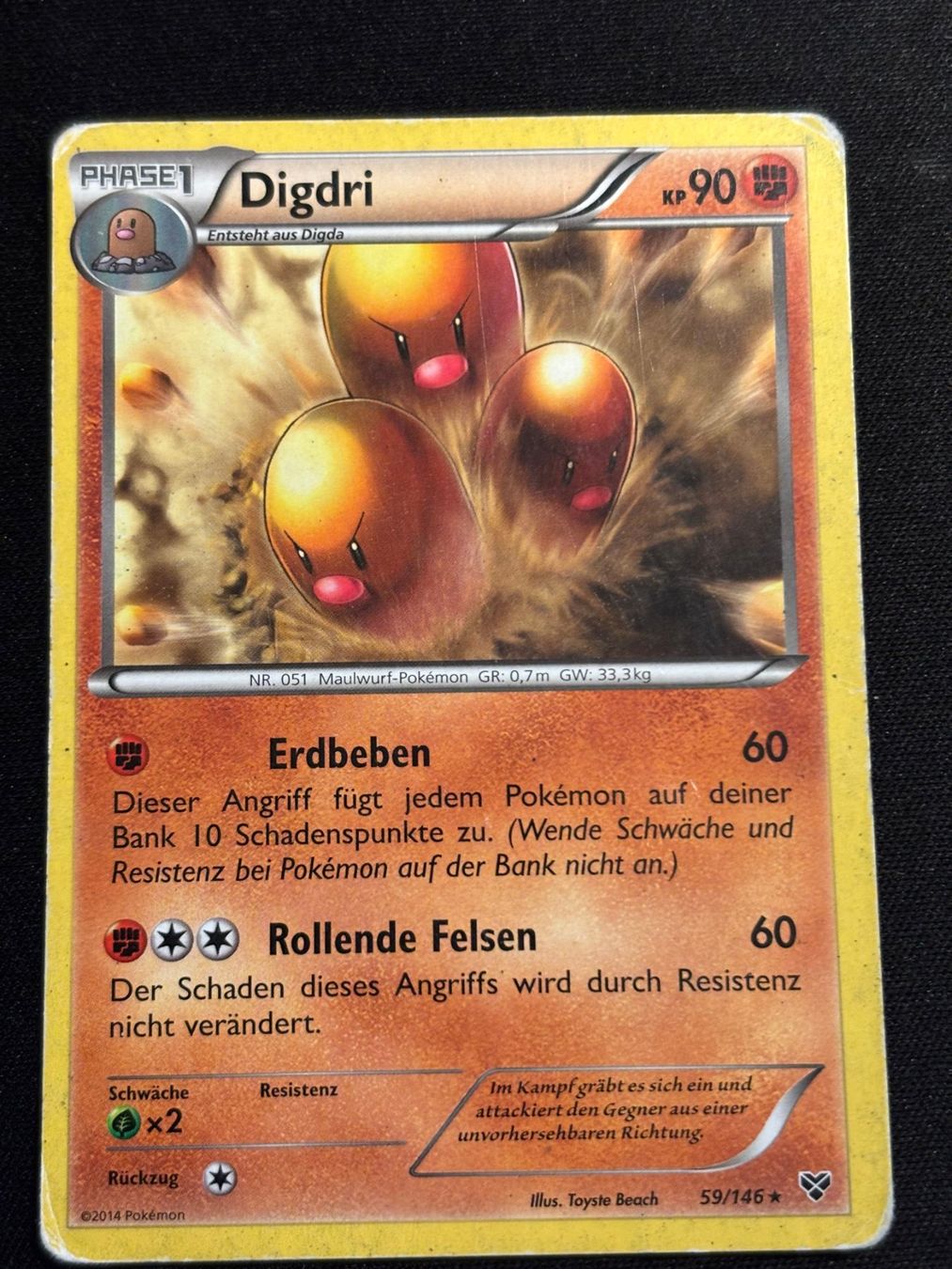 Pokémon Carte collezionabili: Pokemon Digdri - XY 59/146 - Deutsch – Usato da Bern venduto da Big_GS