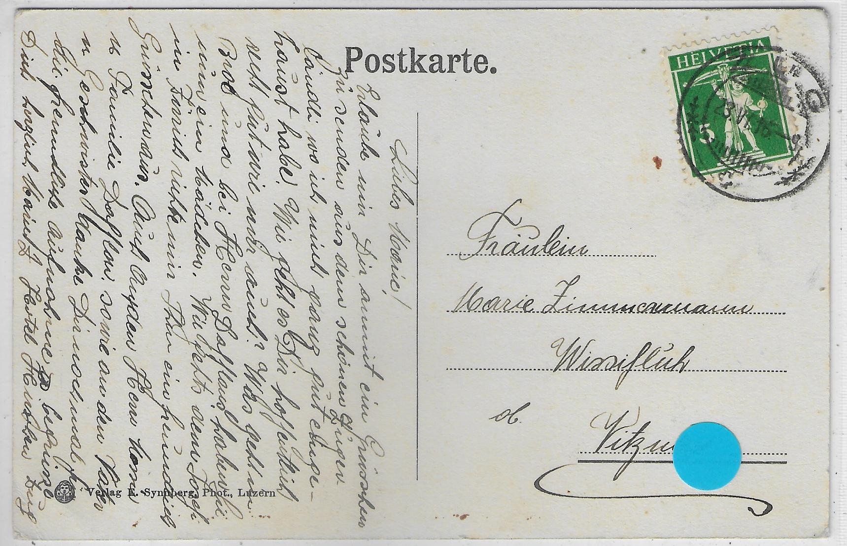 Cartoline postali: Am Zugersee – Usato da Ettingen venduto da Kartenplanet 1