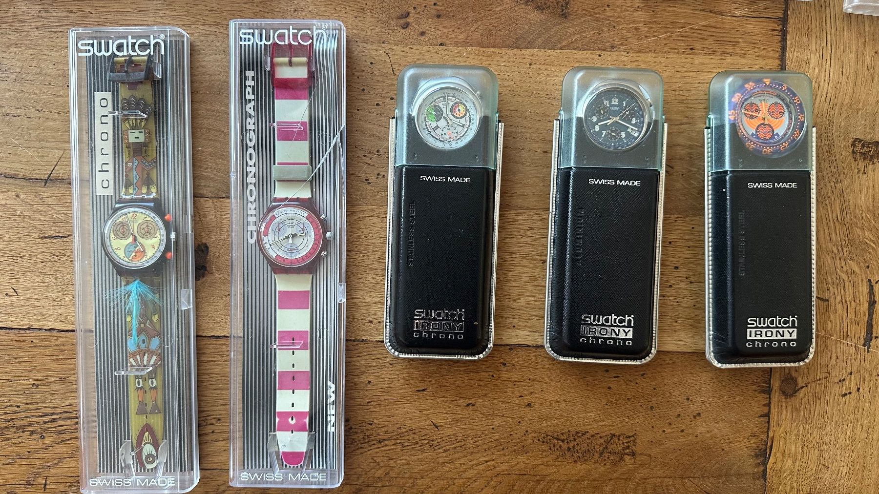 Swatch Orologi: Swatch Uhren Konvolut mit Chrono – Usato da Reidermoos venduto da Sada13 1