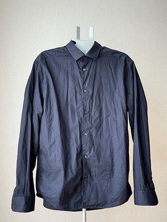 H&M Herren Hemd, Grösse XL, Dunkelblau, Top Zustand!