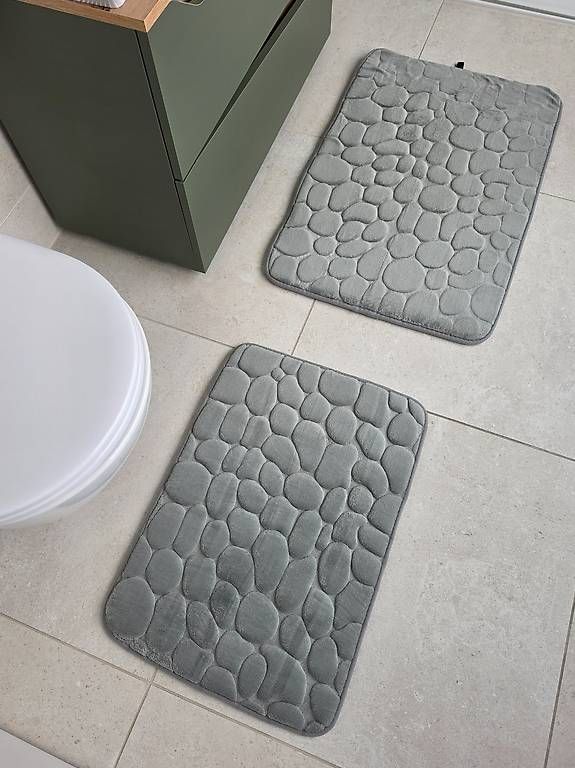 Tapis: Badteppich Badvorleger hellgrau – D'occasion à Ostermundigen par d-p73 4