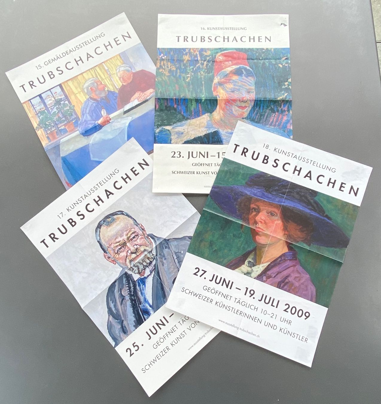 Foto & Immagini: 4x Plakate Gemäldeausstellung TRUBSCHACHEN – Usato da Dietlikon venduto da Sa_Biene