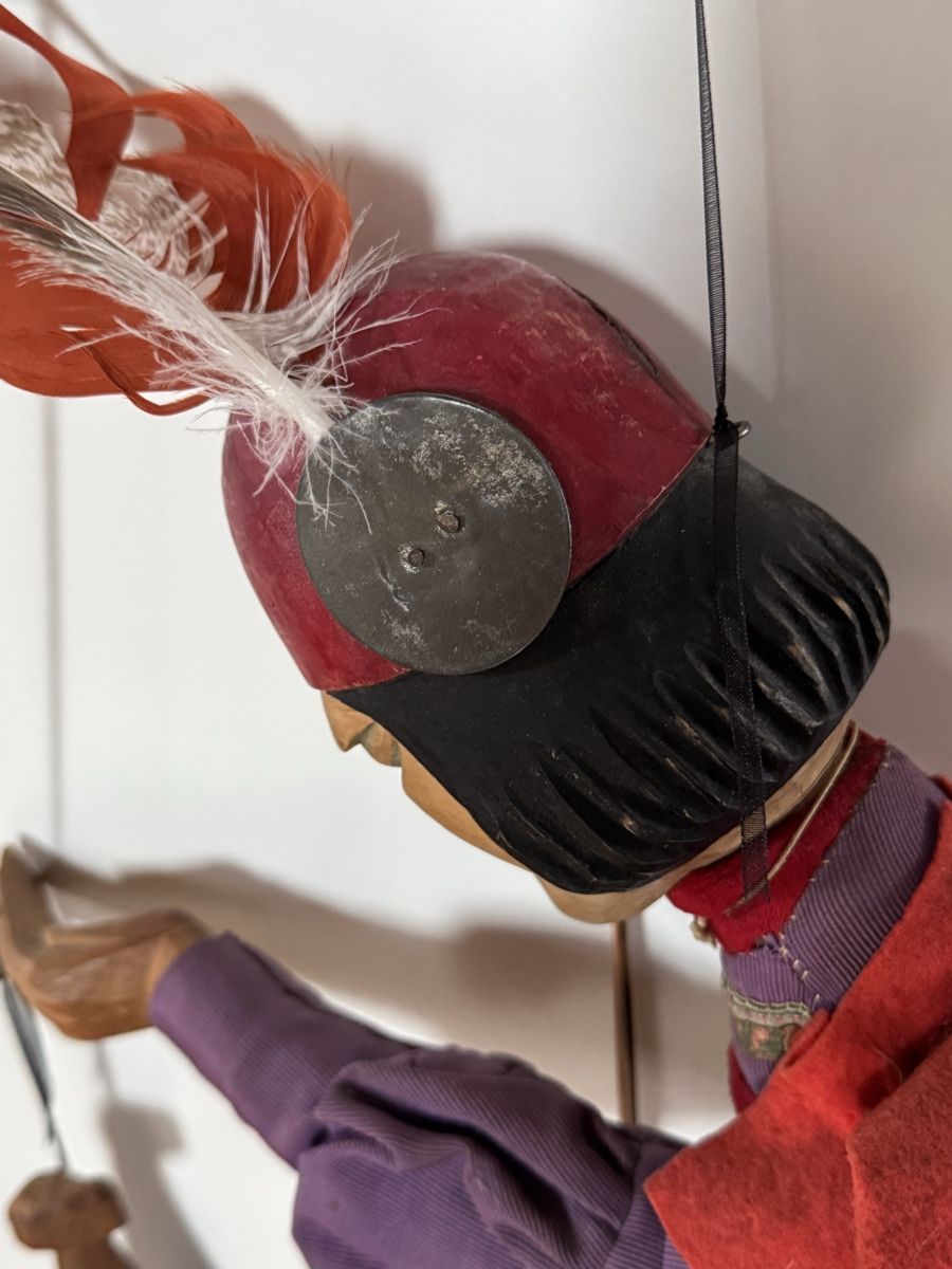 Bambole: Alte einmalige Marionette, Holz, ca. 65 cm – Usato da Lotzwil venduto da Tgdromad 3