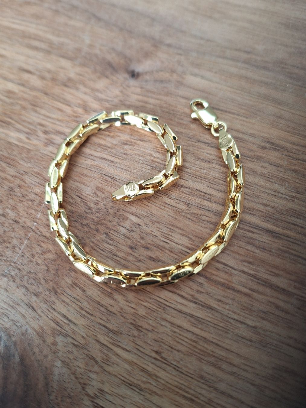 Armbänder & -reifen: Goldene Armkette ca. 20 cm lang  – Gebraucht aus Dornach von bals28