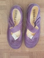 Violette Leder Schuhe nur 1x getragen neuwertig Gr.37