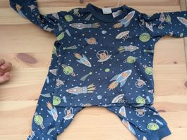 Kinder Pyjama Weltraumdruck Grösse 62