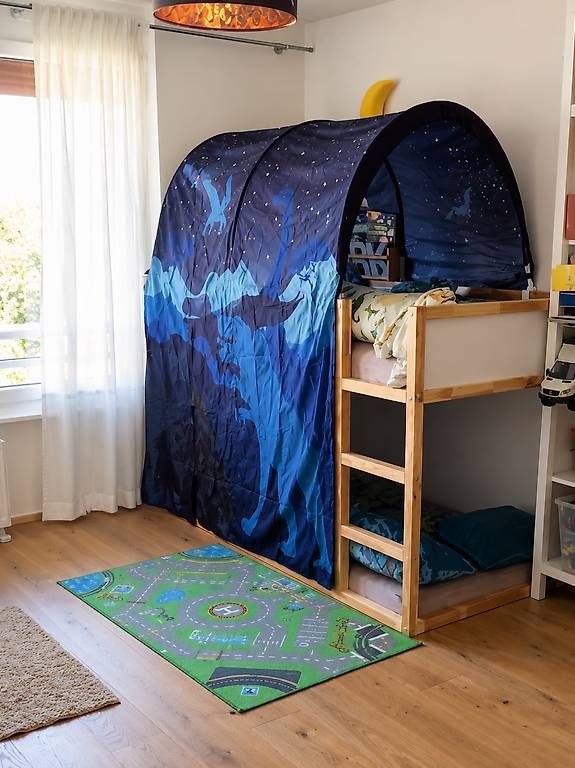 Ikea Vorhänge: IKEA KURA Bettzelt Dinosaurier – Gebraucht aus Embrach von m.speranski