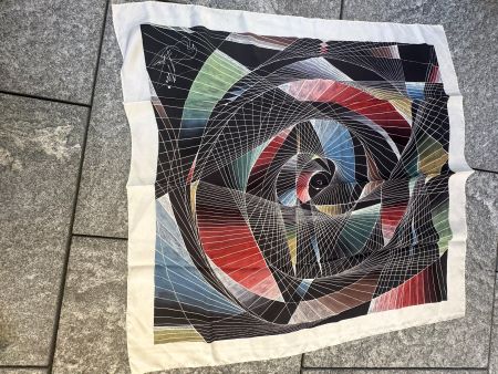 HANS ERNI Foulard in Seide