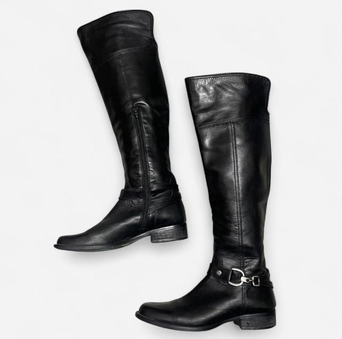 Esprit Scarpe da donna: Schwarze Lederstiefel von Esprit, Grösse 38 – Usato da Watt venduto da Ene.kro 4