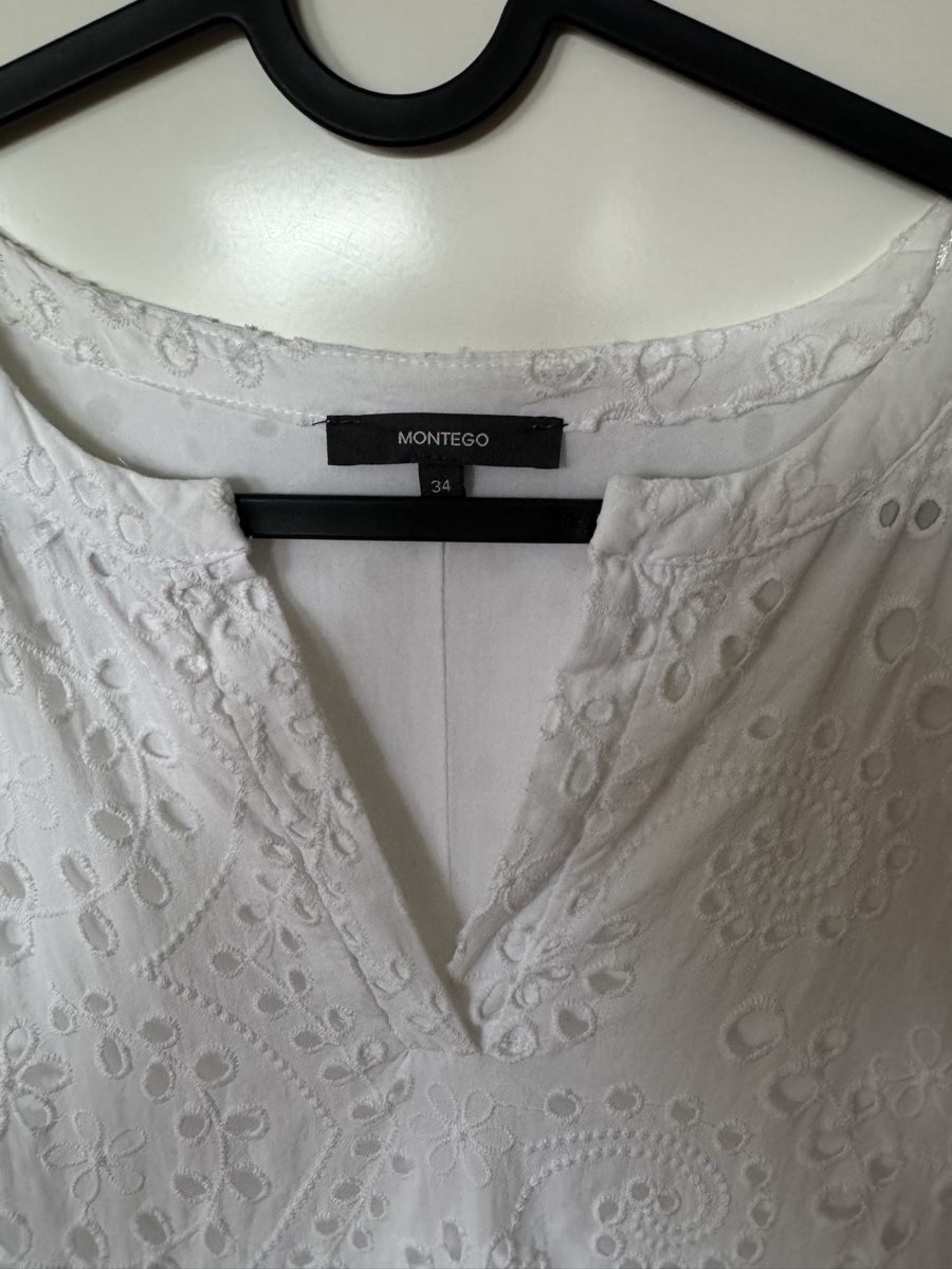 Vestiti: Montego Sommerkleid weiss Gr 34 – Nuovo (secondo la descrizione) da Buchrain venduto da Knitsrek 1