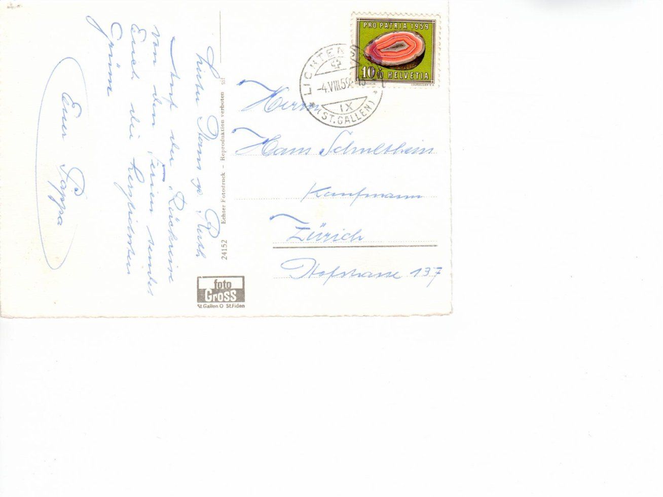 Cartoline postali: Lichtensteig – Usato da Wolhusen venduto da Curver9 1