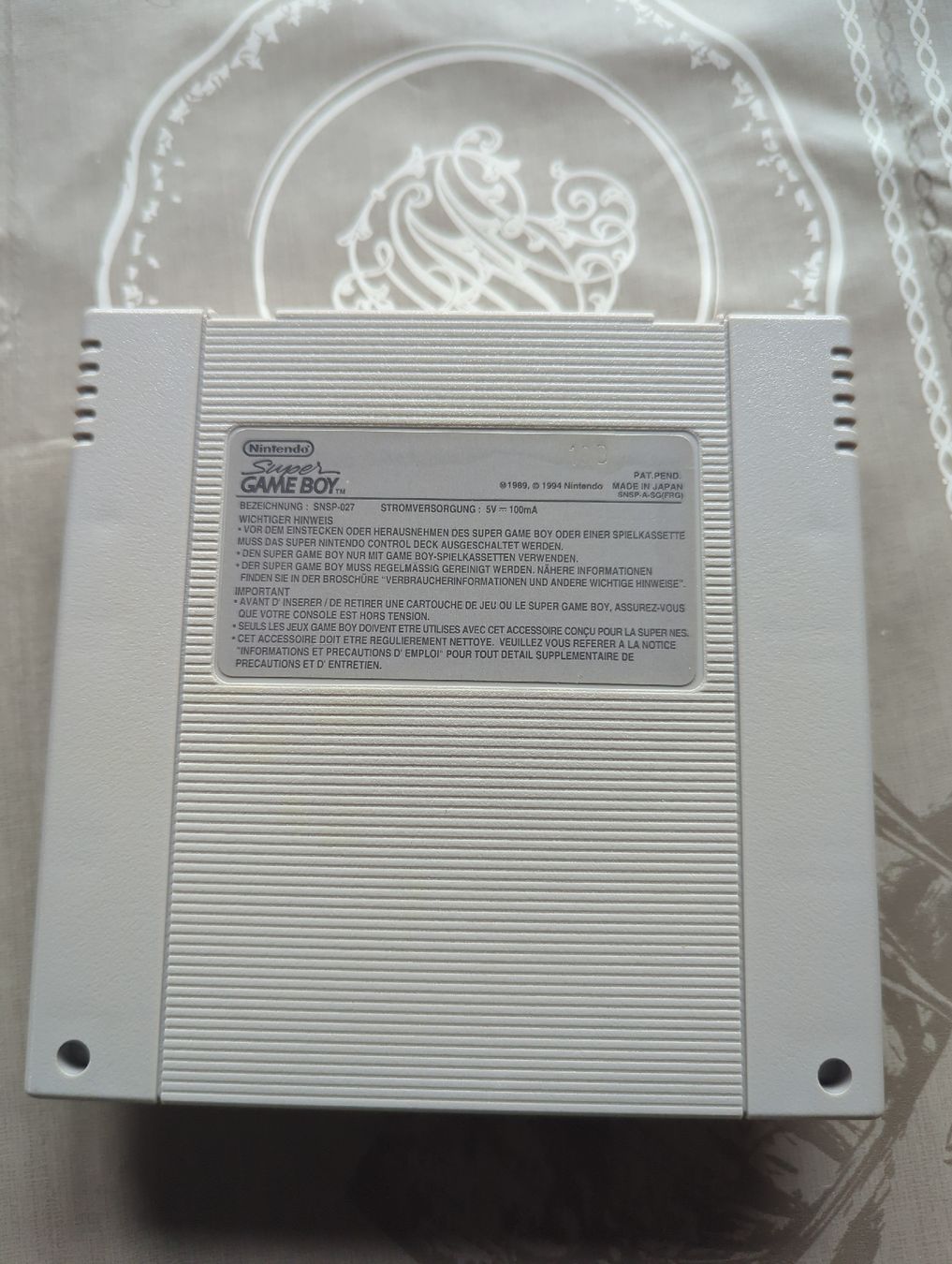 Nintendo Unità & Adattatore: Super Game Boy Adapter für SNES – Difettoso da Muraz (Collombey) venduto da c.donnet 1