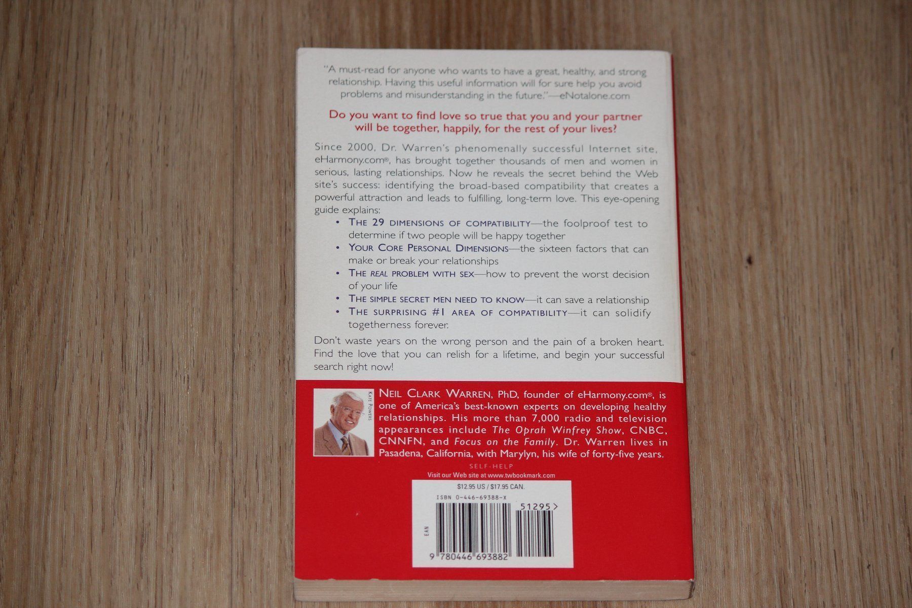 Libri: Dr. Neil Clark Warren - Falling in love – Nuovo (secondo la descrizione) da Wichtrach venduto da LuckyLuke69 1