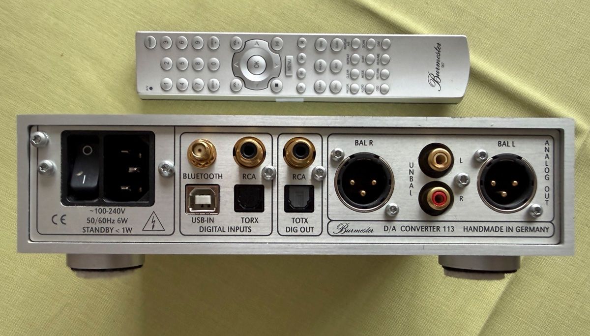 Burmester Convertitori: DAC Burmester 113 – Usato da Zuerich venduto da wvona 2