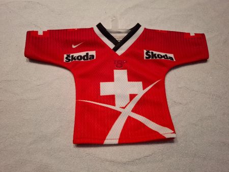 Schweiz Nari Eishockey Mini-Dress Mini-Trikot WM Skoda