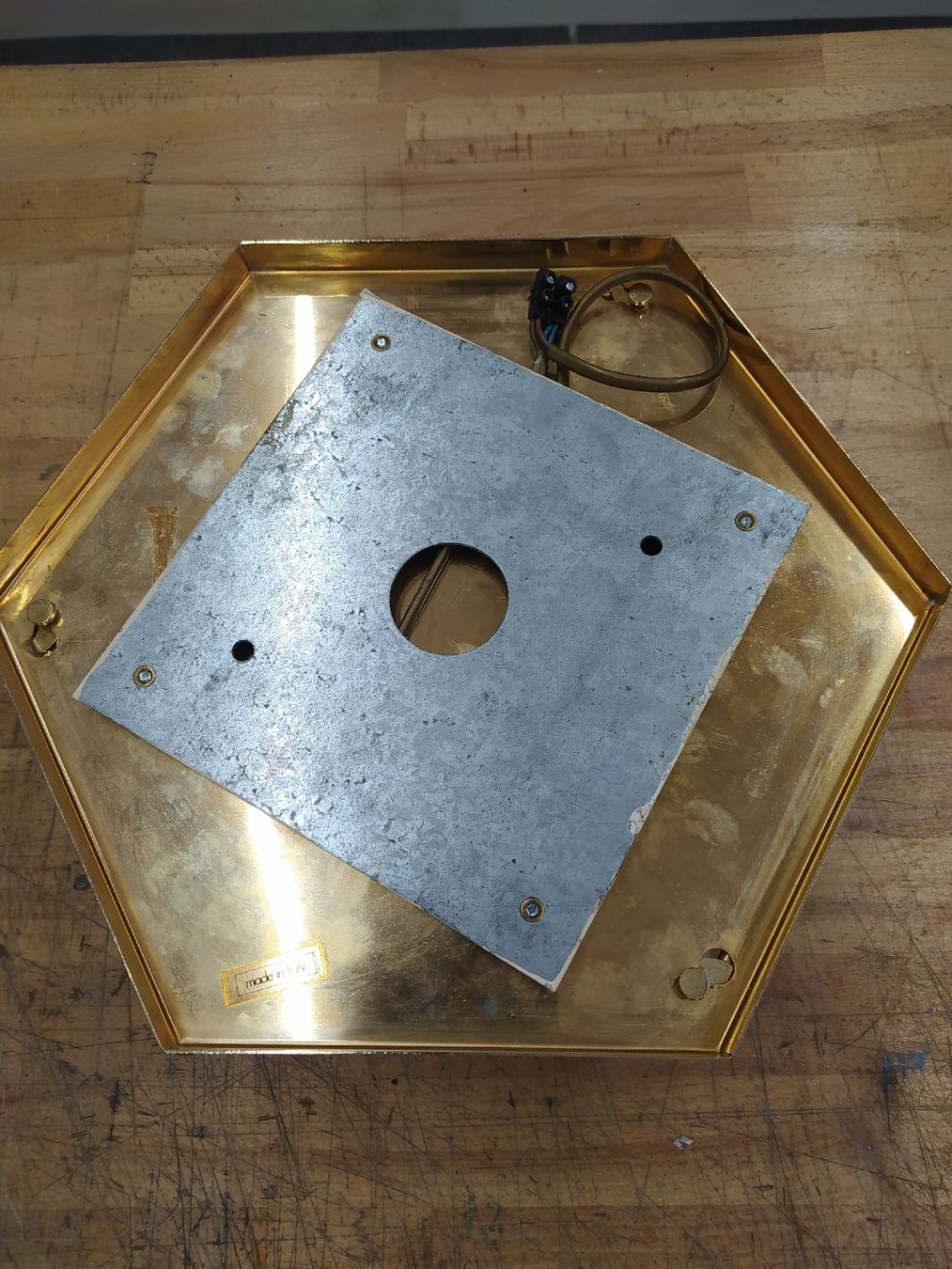 Lampade: Designer Lampe Messing – Usato da Weiningen ZH venduto da Vitanyi 2