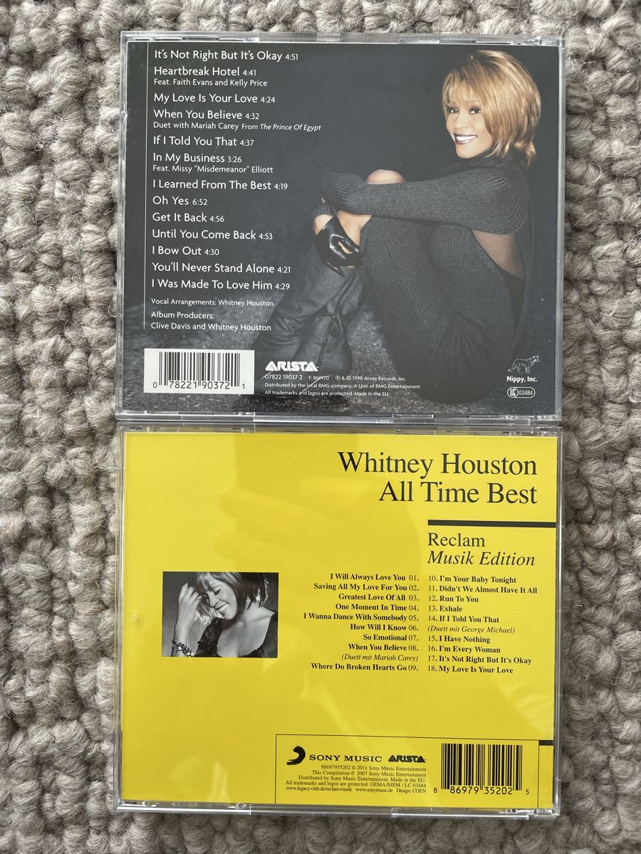 CD: 2x Whitney Houston – Usato da Reinach AG venduto da trigger7811 1