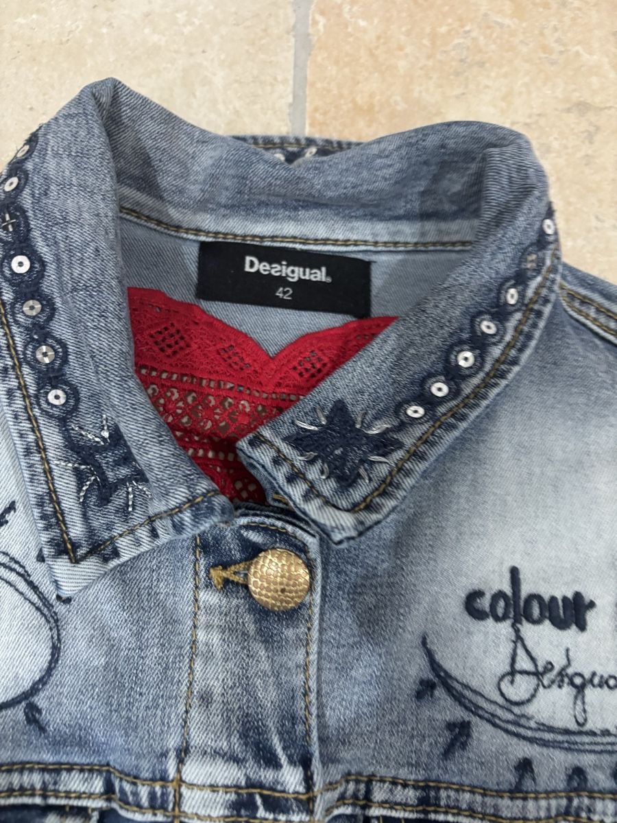 Desigual Giacche: Desigual: giacca jeans – Nuovo (secondo la descrizione) da Losone venduto da Tilly-nb7t 1